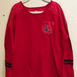 Girls Ole Miss Long Sleeve Tee